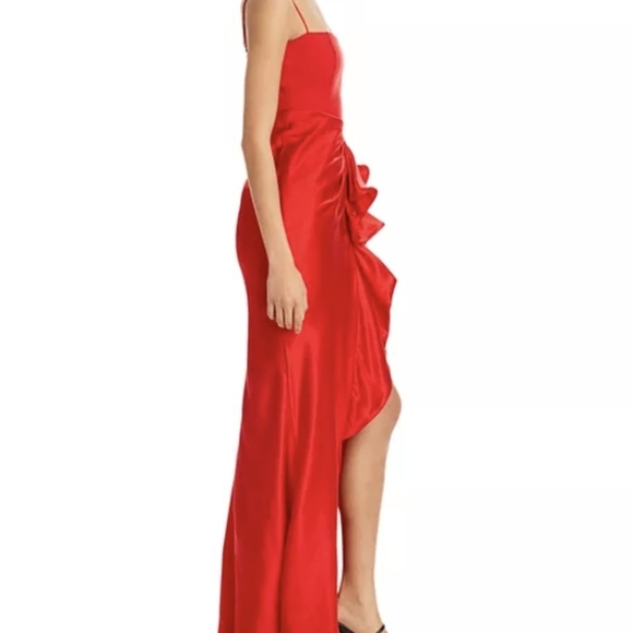 Cinq a Sept Drina Sleeveless Gown In Red Size 0 - Picture 4 of 15